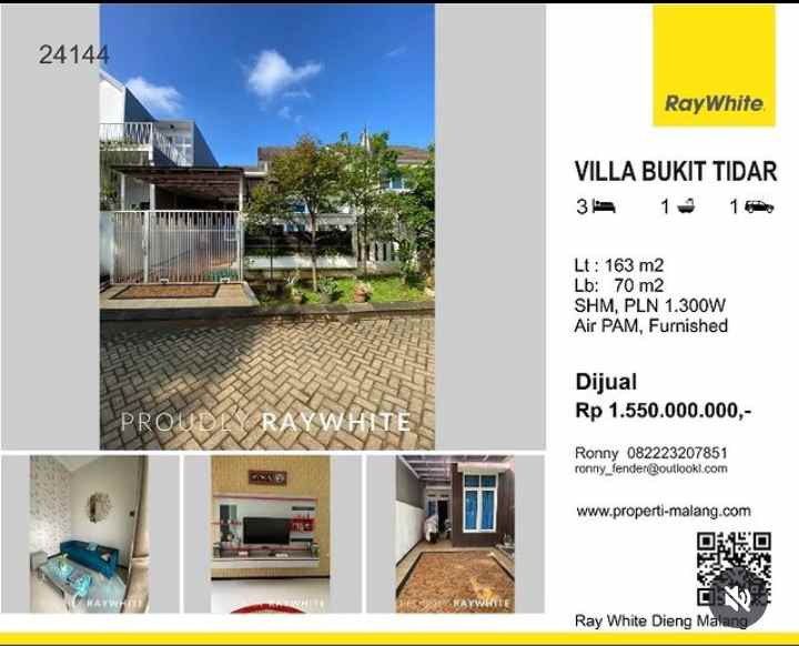 rumah villa seken siap huni