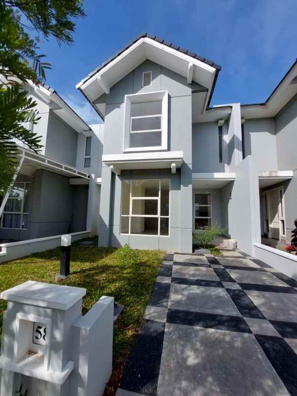 sewa rumah cluster bahana suvarna sutera tangerang