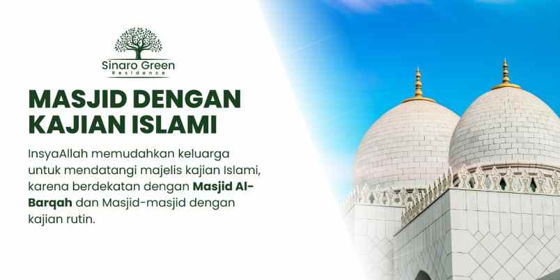 sinaro green residence perumahan islami setu bekasi