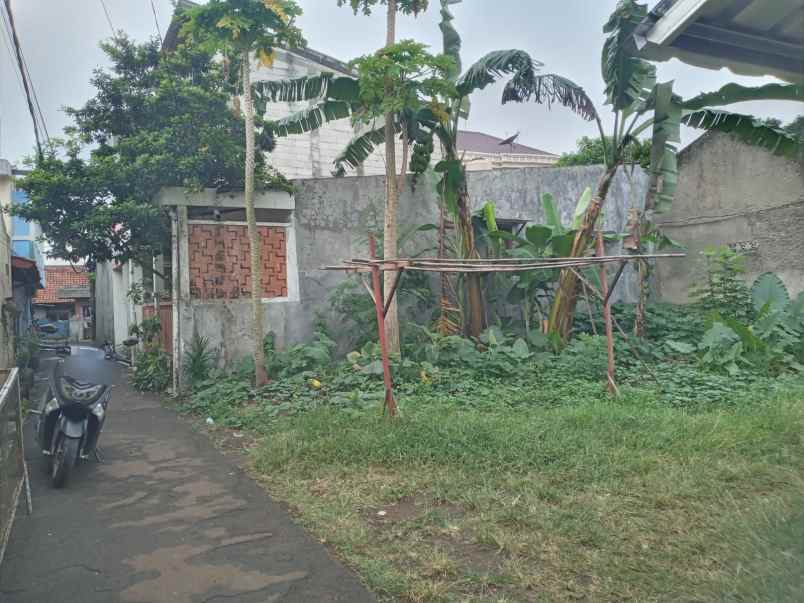 tanah 105m2 dekat stasiun jurang mangu shm rp 4 5jt m2