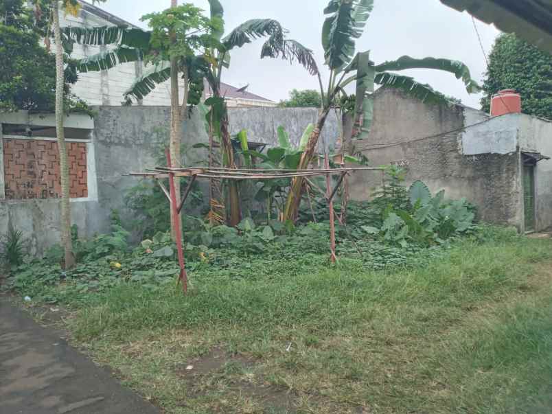 tanah 105m2 dekat stasiun jurang mangu shm rp 4 5jt m2