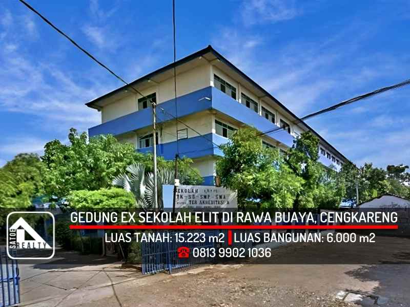 tanah bangunan ex sekolah di rawa buaya cengkareng