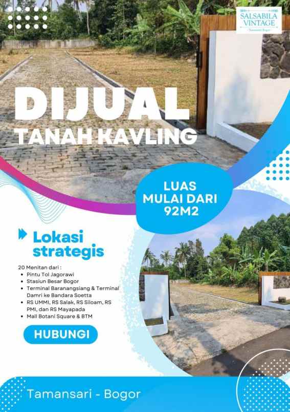 tanah ciapus bogor murah shm siap bangun
