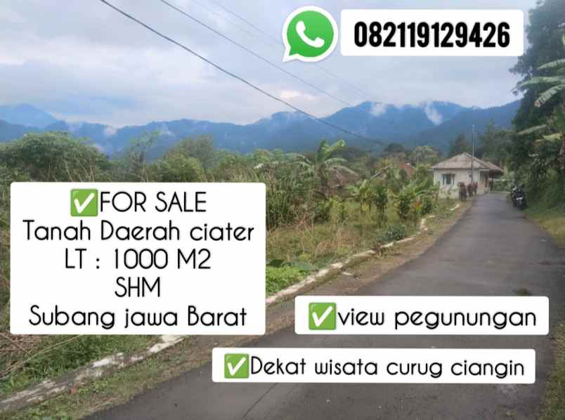 tanah daerah ciater subang jawa barat