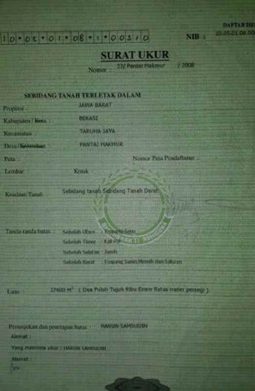 tanah di kawasan industri dijual cepat