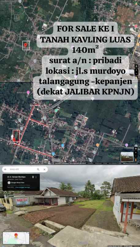 tanah kavling murah strategis jalibar kepanjen