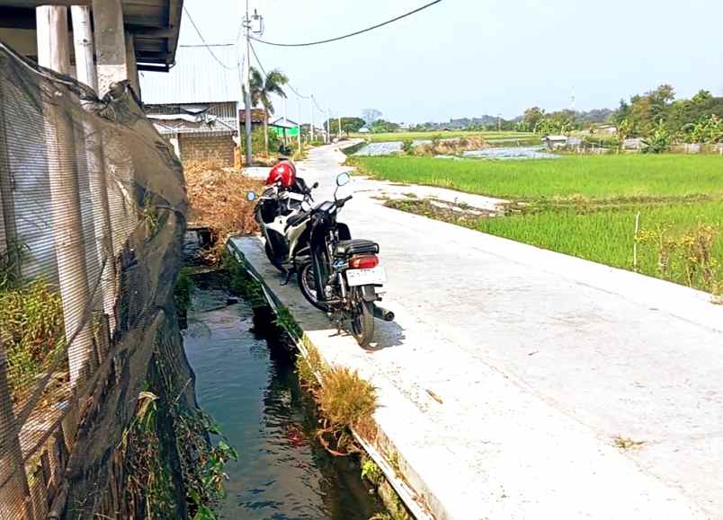 tanah kolam 2200m2 lokasi janti klaten 660jt nego