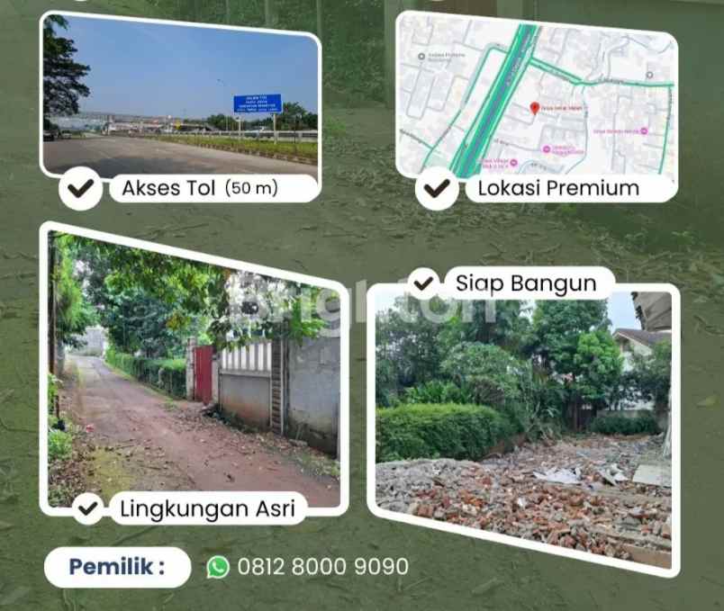 tanah murah hanya 70 dari harga pasar properti premium