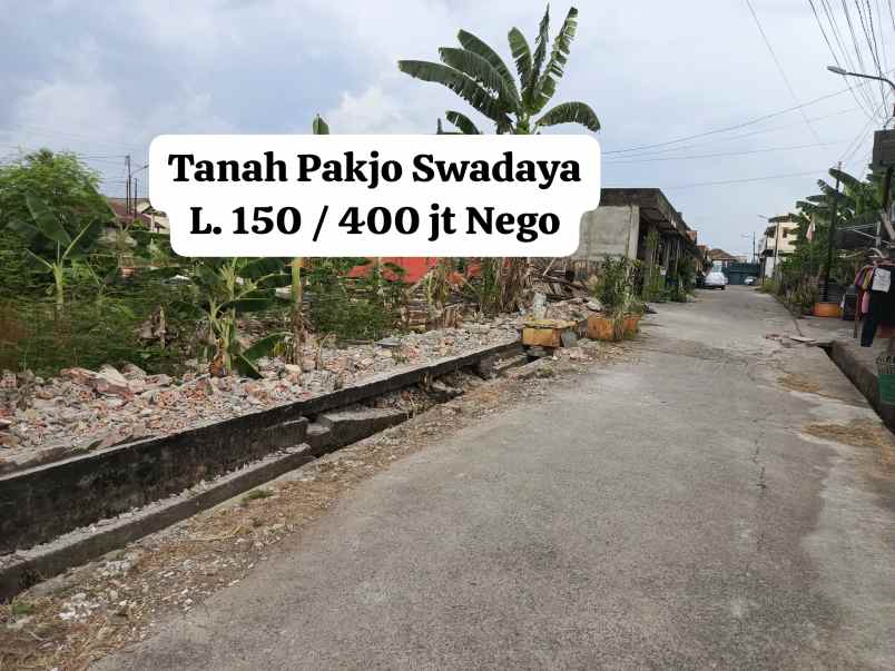 tanah pakjo swadaya palembang