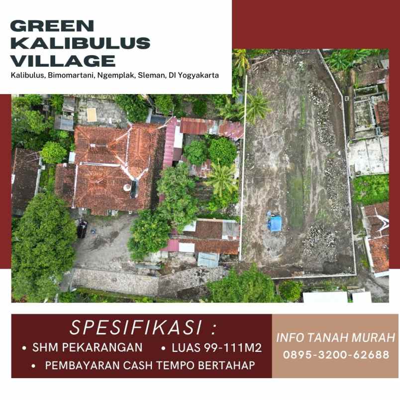 tanah pekarangan 190 juta di ngemplak lokasi strategis