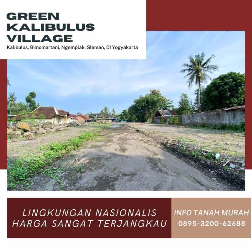 tanah pekarangan 190 juta di ngemplak lokasi strategis