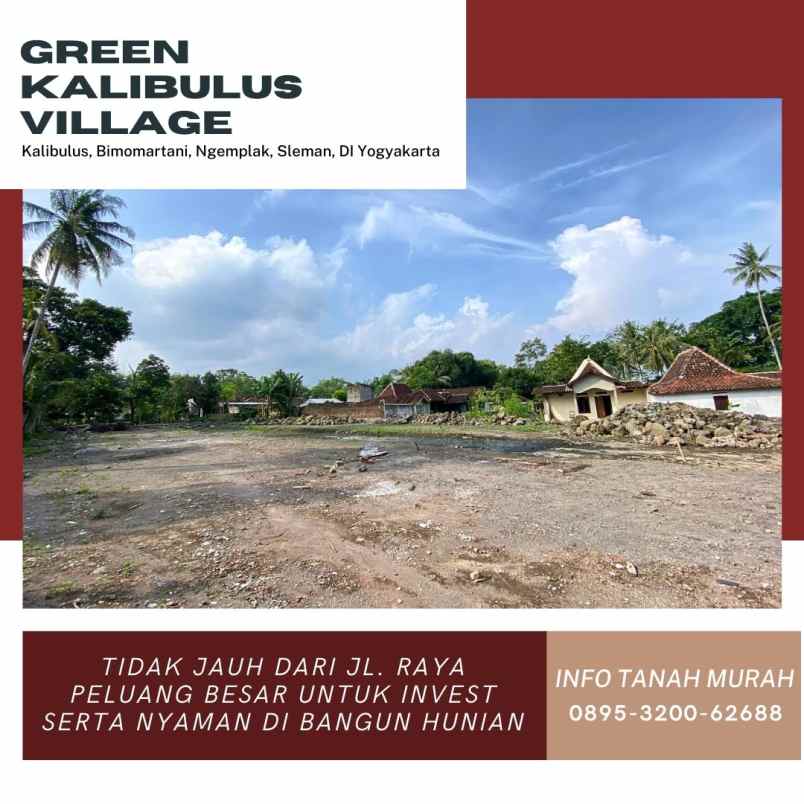 tanah pekarangan 190 juta di ngemplak lokasi strategis