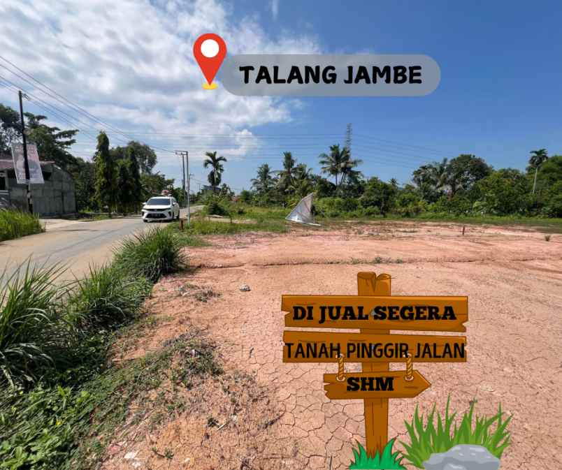 tanah pinggir jalan siap bangun