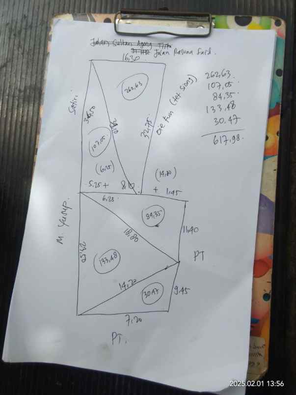 tanah strategis depan kantor kecamatan pinang