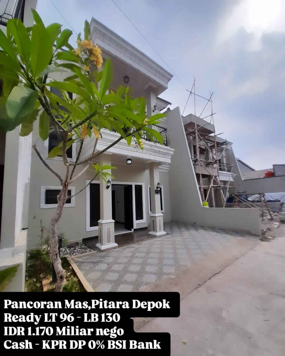 townhouse lt 96 at pancoran mas depok