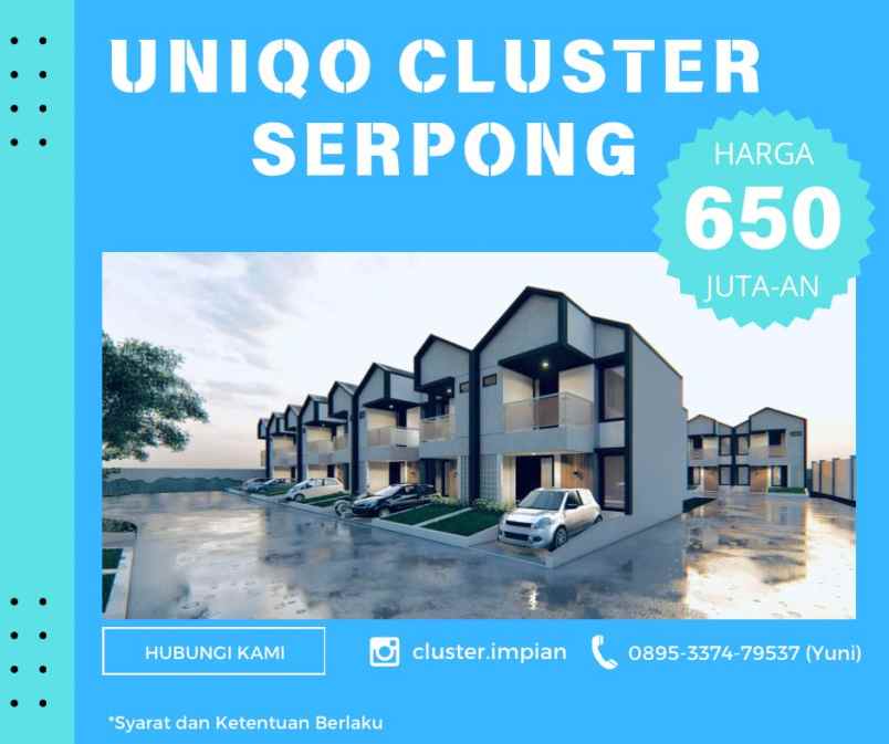 uniqo cluster serpong hunian nyaman untuk masa depan