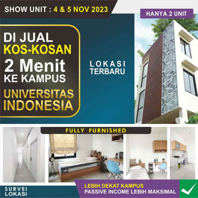 apartemen kos kosan depok dekat kampus ui beji