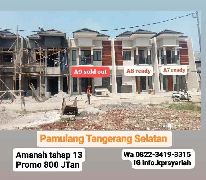 cluster amanah tahap 13 pamulang tangerang selatan