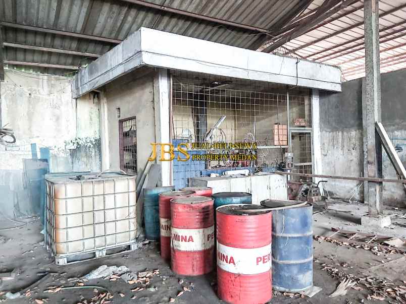 dijual gudang marelan jalan veteran pasar 10