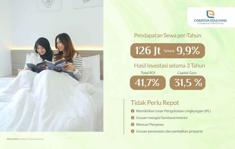 dijual kost jl cilubang raya no 1