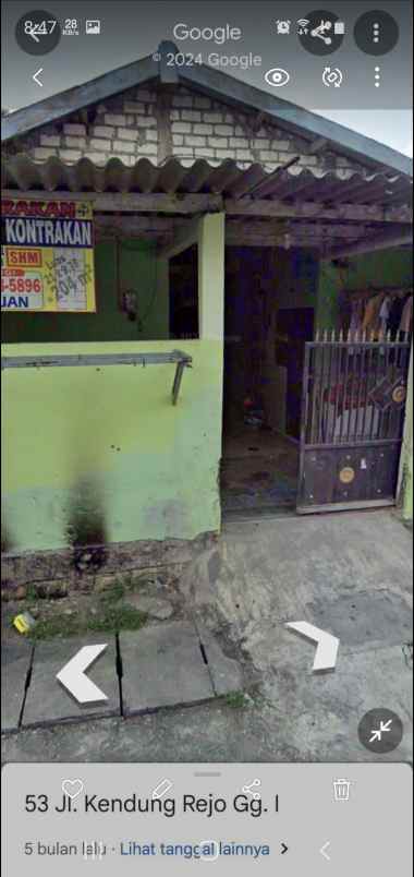 dijual kost jl kendung rejo gg 1 no 7