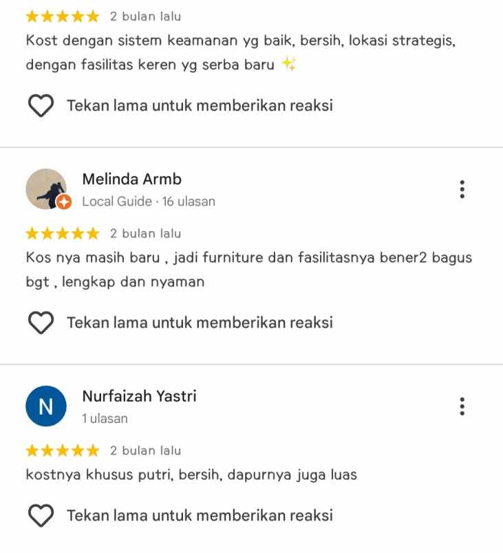 dijual kost margonda pondok cina