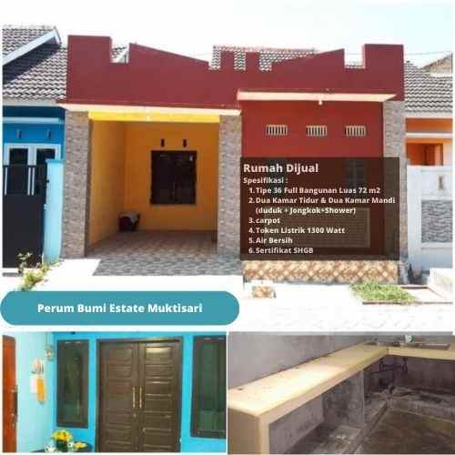 dijual murah rumah di muktisari jember