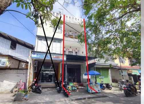 dijual ruko 3 lantai raya legian kuta badung bali