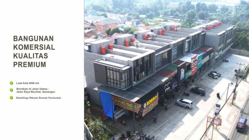 dijual ruko gudang kantor bojongsari depok