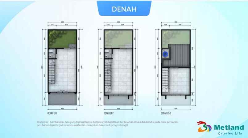 dijual ruko gudang kantor jalan metland cibitung bekasi