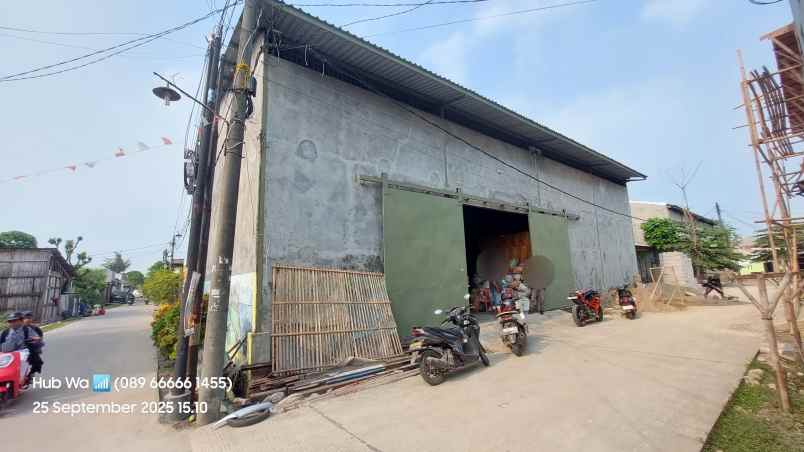 dijual ruko gudang kantor jalan salembaran kosambi