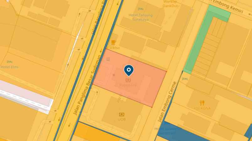 dijual ruko gudang kantor jl panglima sudirman