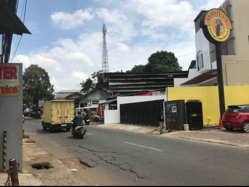 dijual ruko gudang kantor jl raya cimuning setu