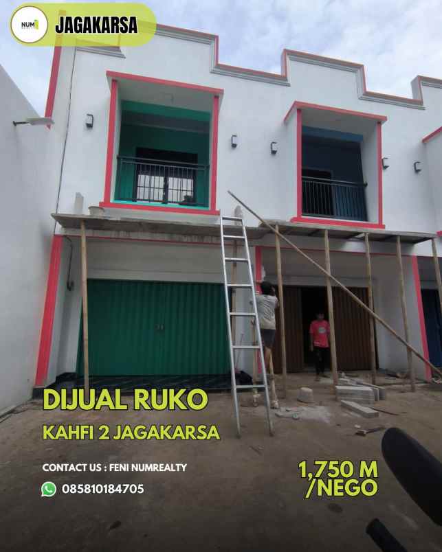 dijual ruko gudang kantor kahfi 2 jagakarsa jakarta