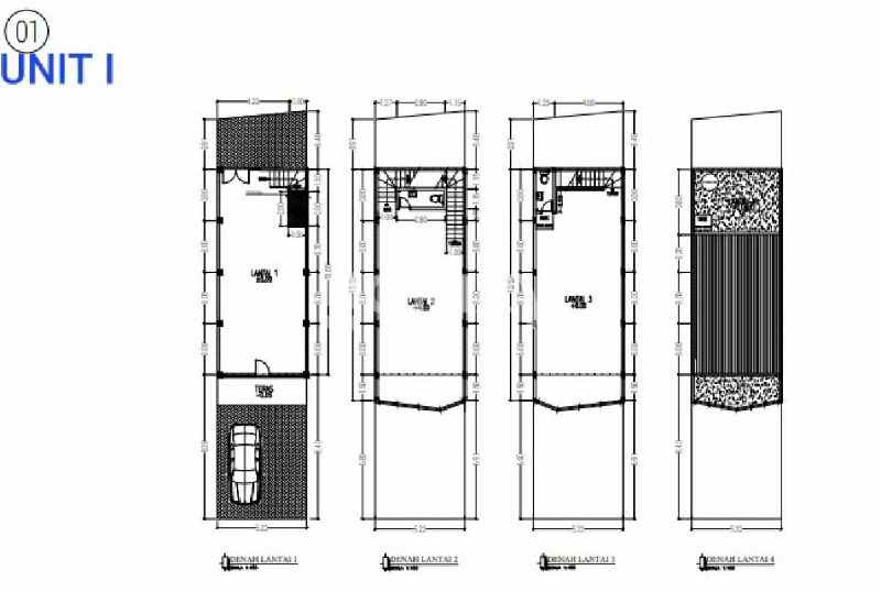 dijual ruko gudang kantor rungkut