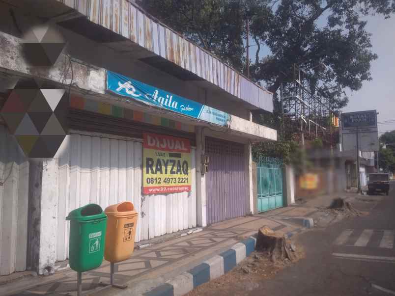 dijual ruko gudang kantor tepi jalan kh wachid