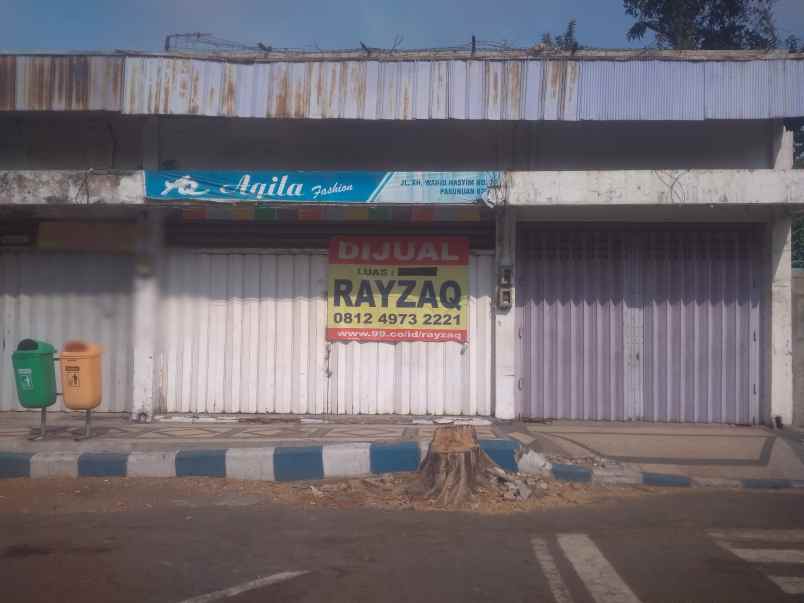 dijual ruko gudang kantor tepi jalan kh wachid