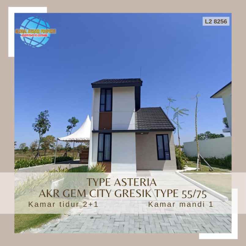 dijual rumah akr grand estate marina