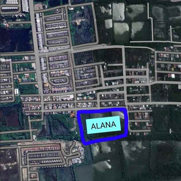 dijual rumah alana regency wisma indah