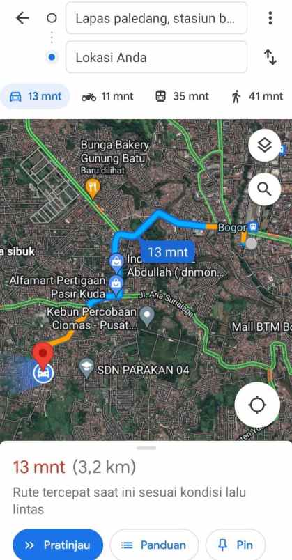 dijual rumah bagus di ciomas harapan bogor