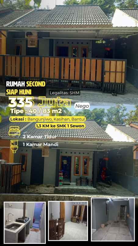 dijual rumah bangunjiwo