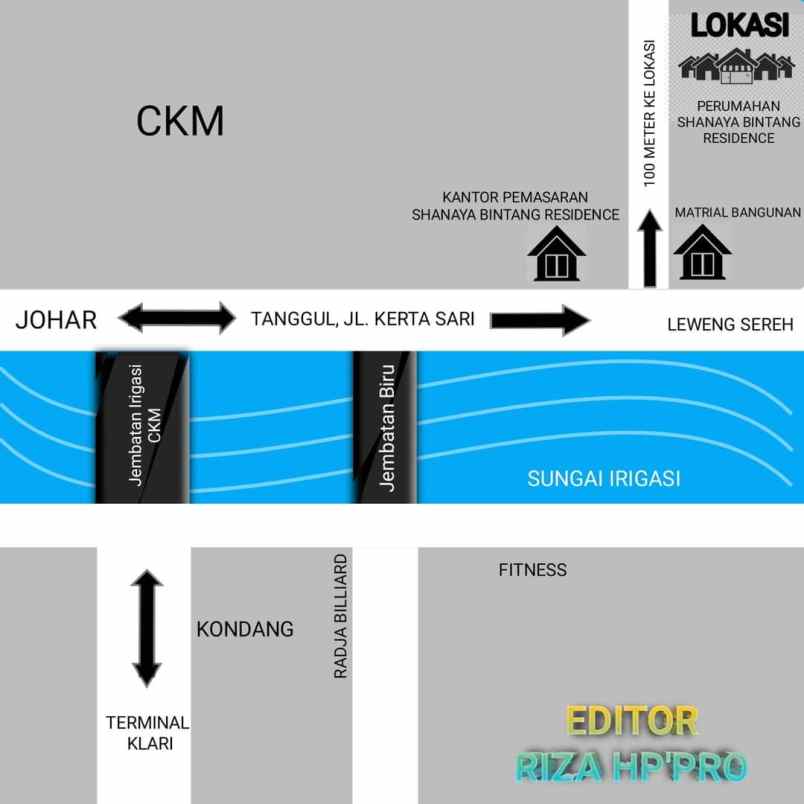 dijual rumah bengle klari kab karawang