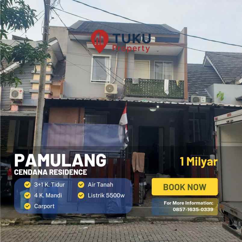 dijual rumah cendana residence pamulang