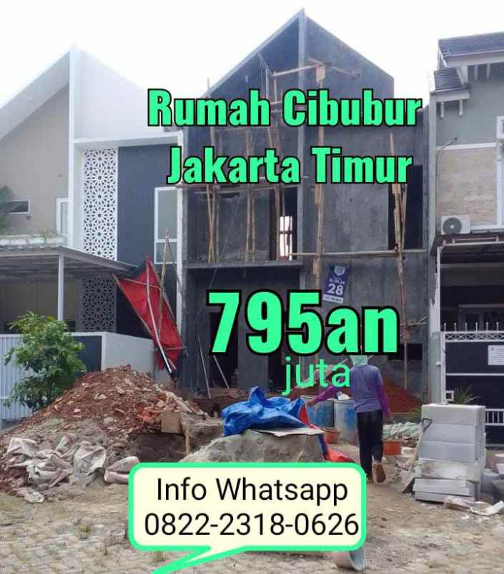 dijual rumah ciibubur