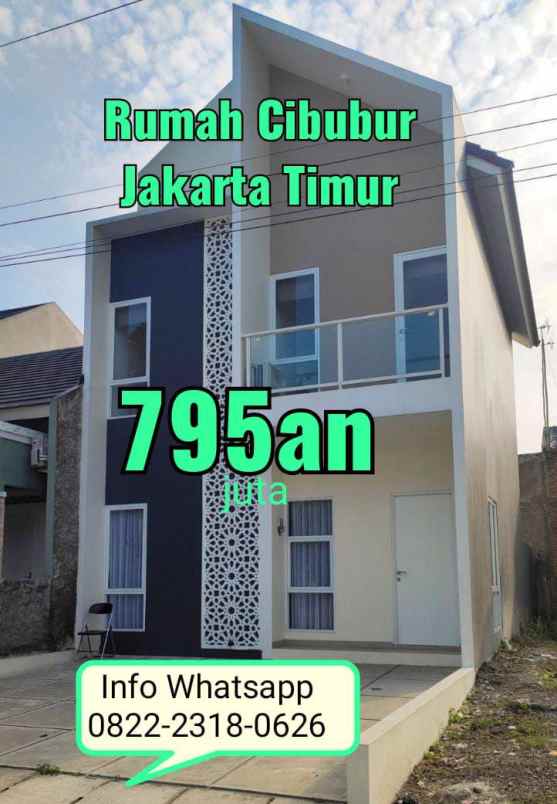 dijual rumah ciibubur