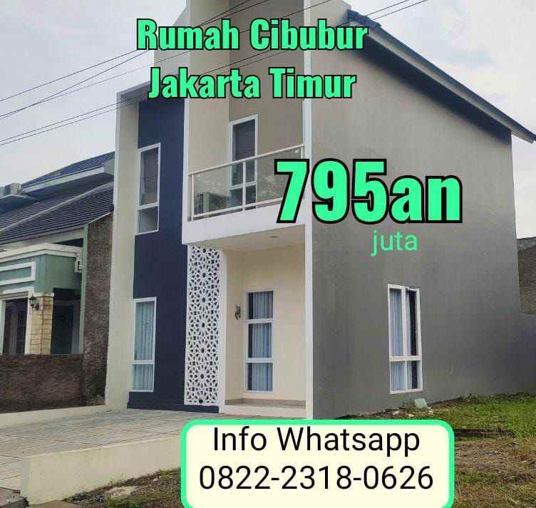 dijual rumah ciibubur