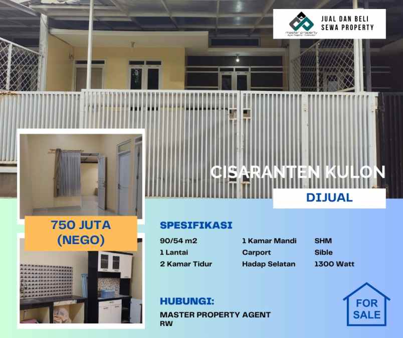 dijual rumah cisaranten kulon