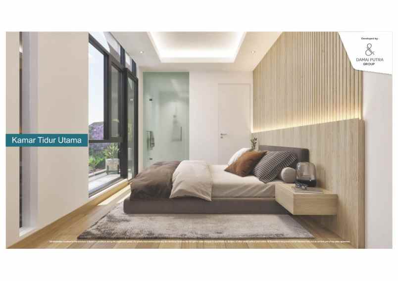 dijual rumah cluster navara harapan indah