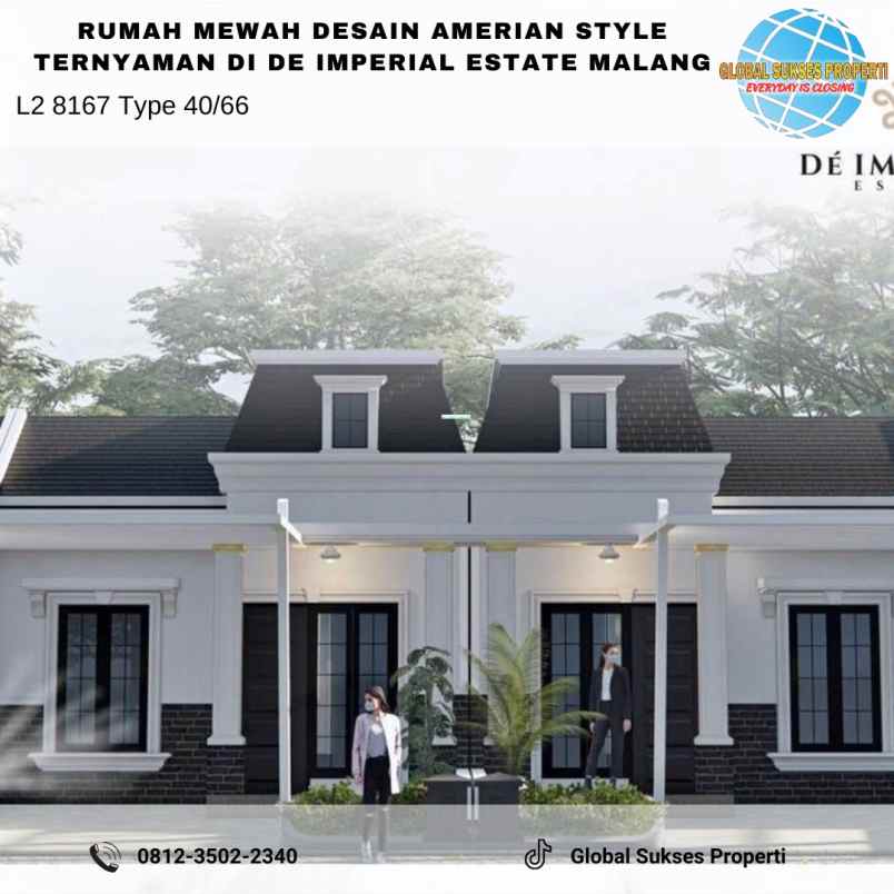 dijual rumah de imperial estate