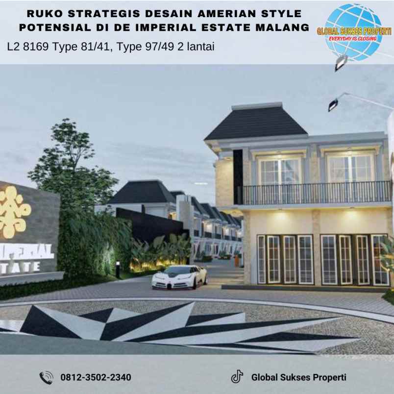 dijual rumah de imperial estate